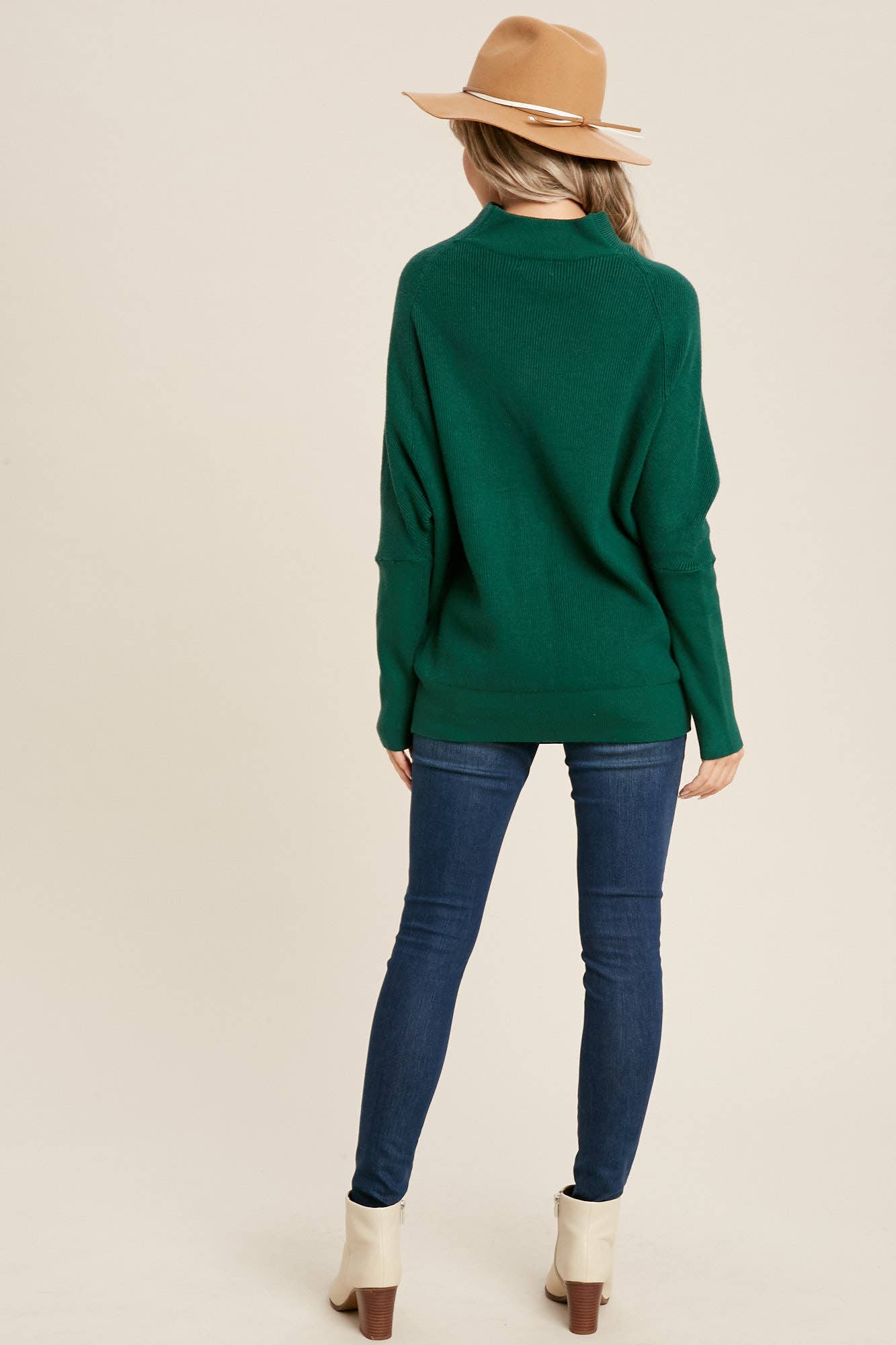 SLOUCH NECK DOLMAN PULLOVER